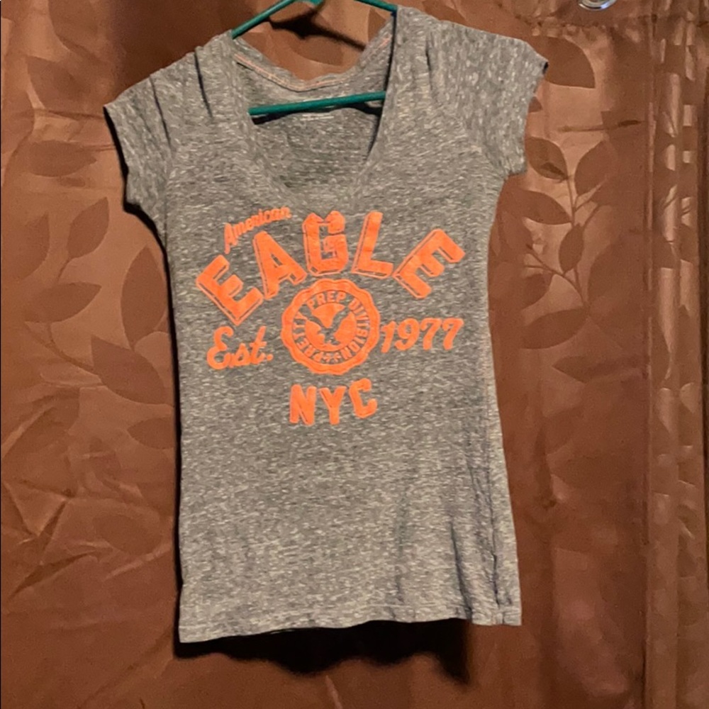 V neck short sleeve